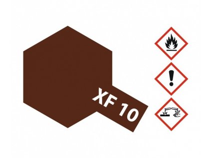 Tamiya Acrylfarbe XF-10 – Mattbraun, 23 ml