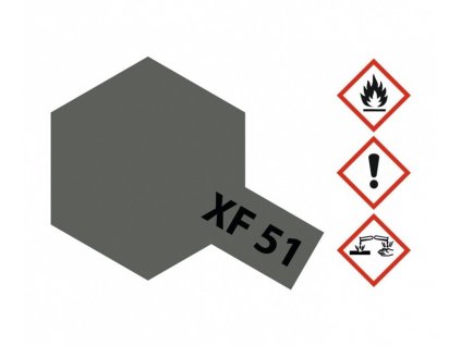 Tamiya Acrylic Color XF-51 - Flat Khaki Drab Matt 23ml