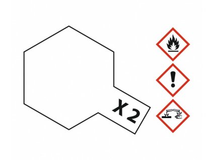Tamiya Acrylfarbe MINI X-2 – Weiß glänzend 10 ml