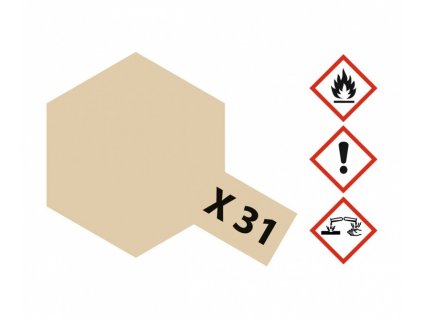 Farba Tamiya Acrylic MINI X-31 - Titanium Gold Gloss 10ml