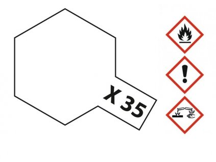 Farba Tamiya Acrylic MINI X-35 - Semi Gloss Clear 10ml