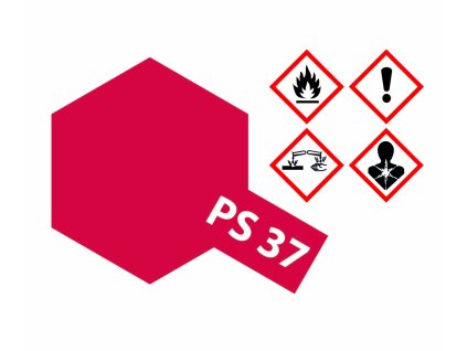 Tamiya lexan spray paint - PS-37 Translucent Red Polycarbonate 100ml