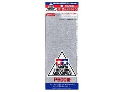 Brúsny papier Tamiya - zrnitosť #600 (3ks)