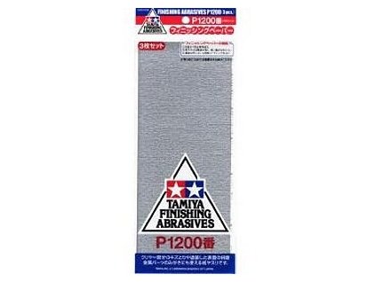 Brúsny papier Tamiya - zrnitosť #1200 (3ks)
