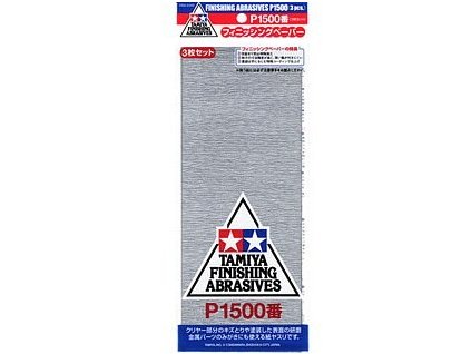 Brúsny papier Tamiya - zrnitosť #1500 (3ks)