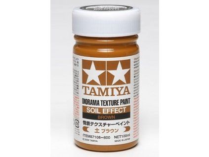 Tamiya Diorama Texture Paint - Soil Effect: Brown 100ml