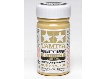 Tamiya Diorama Texture Paint - Grit Effect: Light Sand 100ml