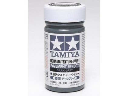 Tamiya Diorama Texture Paint - Pavement Effect: Dark Gray 100ml