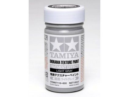 Tamiya Diorama Texture Paint - Pavement Effect: Light Gray 100ml