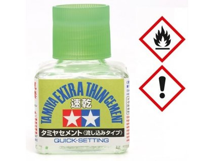 Lepidlo Tamiya Extra Thin Cement Quick-Set 40ml