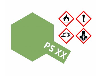 ps xx anodized green alu polycarbonate spray 100ml