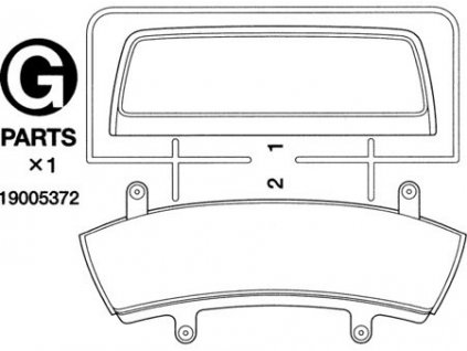G-Parts sklá dymové Blackfoot 3 1/10