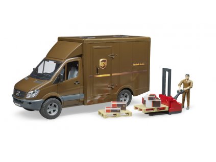 Mercedes-Benz Sprinter UPS s figúrkou 1/16