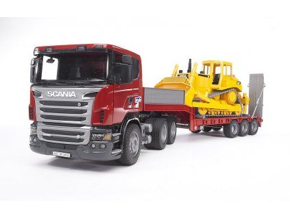 Scania R + náves + buldozér  1/16