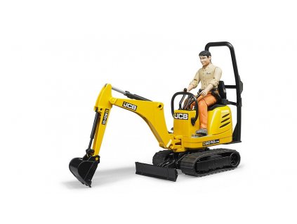 Mikrobager JCB s figúrkou muža 1/16