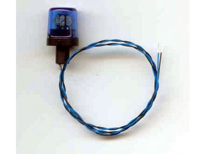 Maják modrý typ B 7 LED s elektronikou 4,8-14V  1/14