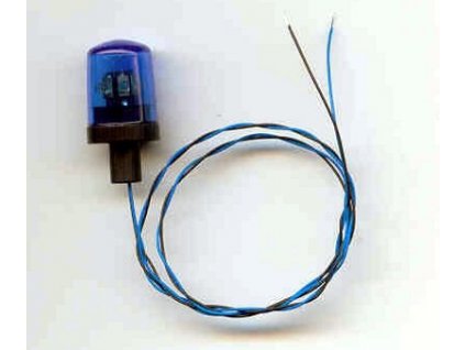 Maják modrý typ C 7 LED s elektronikou 4,8-14V  1/14