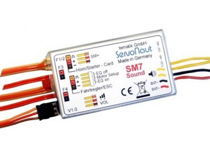 Servonaut SM7 zvukový modul pre trucky 1/16 a 1/14