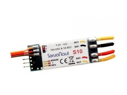 Servonaut S10 elektrický regulátor pro auta 1/16 a 1/14