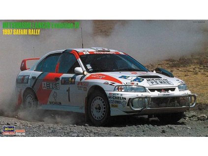 Mitsubishi Lancer Evo IV,1997 Safari Rally 1/24