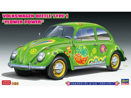 Volkswagen Beetle Type 1, Flower Power 1/24
