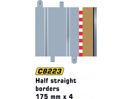 Krajnica a mantinel SPORT Border 175mm (4) k 8207