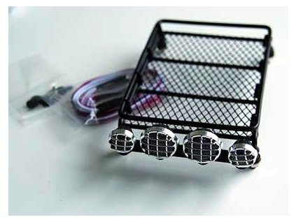 Strešný nosič so 4 LED reflektormi D90 1/10