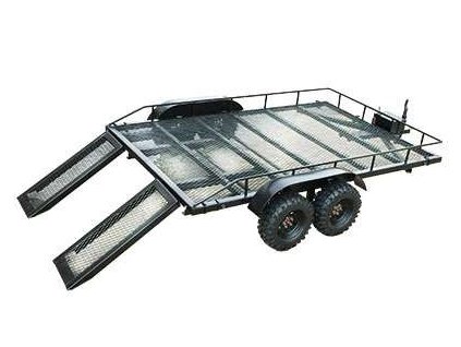 Prívesný vozík k expedičnému autu 2-nápravový 1/10