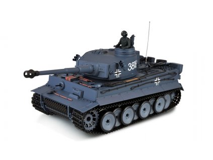 Amewi RC tank Tiger sivý 1/16 RTR IR+BB