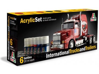 Sada farieb Acryl Set International Trucks &Trailers