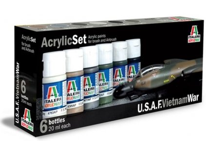 Sada farieb Acryl Set U.S.A.F. Vietnam War