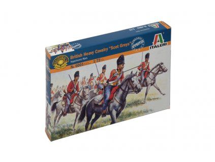 British Heavy Cavalry "Scot Greys" Napoleonic Wars 1/72