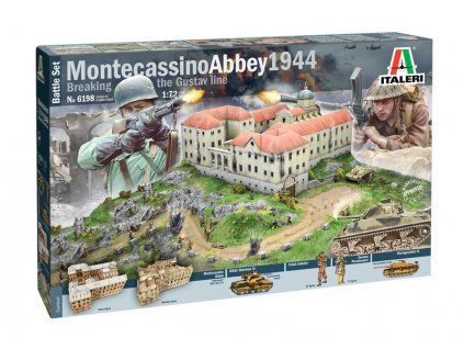 Montecassino Abbey 1944 Breaking the Gustav Line - Battle Set 1/72