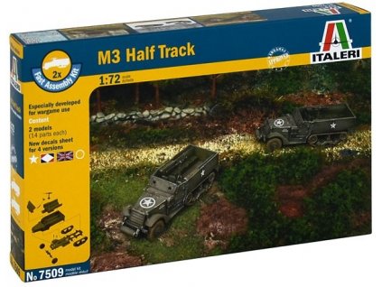 M3A1 Half Track (Fast Assembly 2 models) 1/72