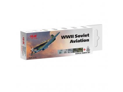 ICM Acrylic Paint Set - WWII Soviet Aviation