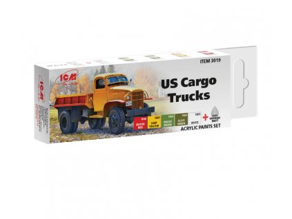 Farby sada   Set for USA Cargo Trucks