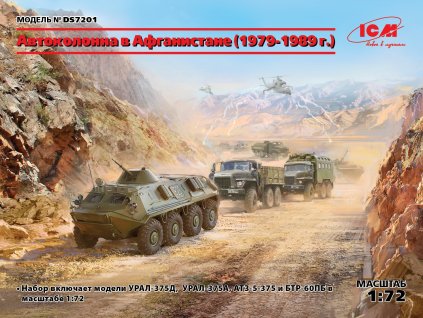 Afghan Motorcade (1979-1989) Diorama Set 1/72
