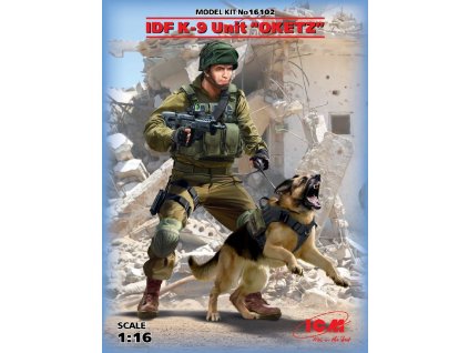IDF K-9 Unitz "OKETZ" with dog 1/16