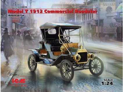 Ford T 1912 Commercial Roadster,America Car 1/24