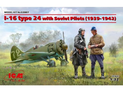 Polikarpov I-16 type 24 w. Soviet Pilots (1939-42) 1/32