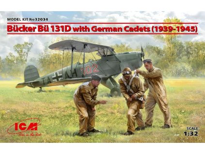 Bücker Bü 131D w.German Cadets (1939-45) 1/32