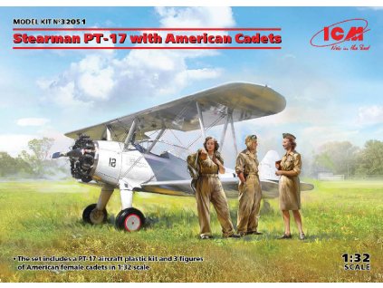 Stearman PT-17/N2S-3 Kaydet with American Cadets 1/32