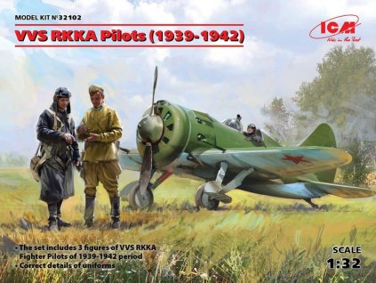 VVS RKKA Pilots (1939-1942) 3 Figures 1/32