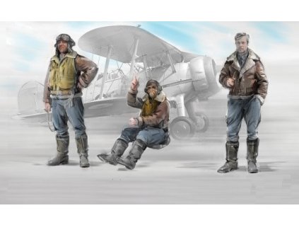 British Pilots 1939-1945  3 figures  1/32