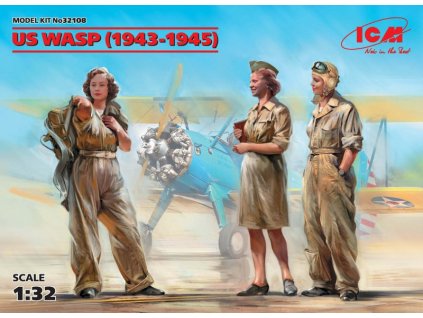 US WASP (1943-1945)  3 figures 1/32