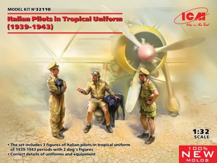 Italian Pilots in Tropical Uniform (1939-1943) 3 fig 1/32