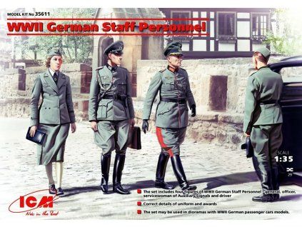 WWII German Staff Personnel 1/35