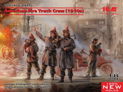 American Fire Truck Crew (1910s) 1/35