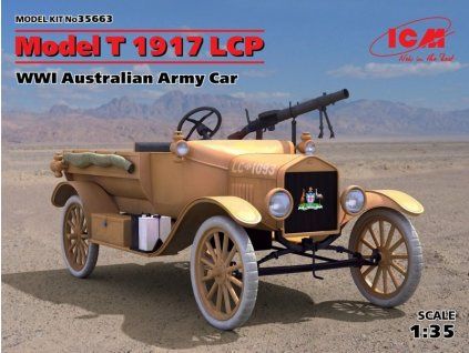 Ford Model T 1917 LCP, WWI Australian Army Car 1/35