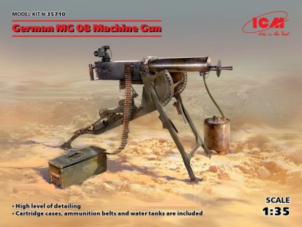 German MG08 Machine Gun 1/35